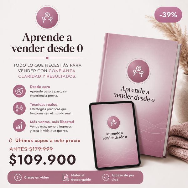 Aprende a vender desde 0